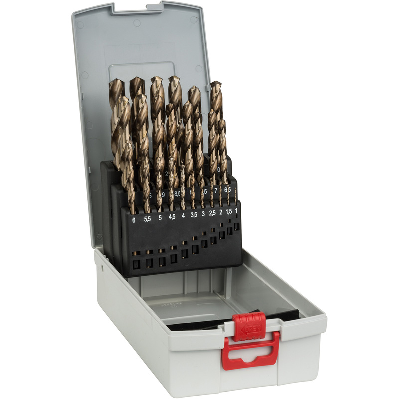 25 Piece Cobalt Drill Set