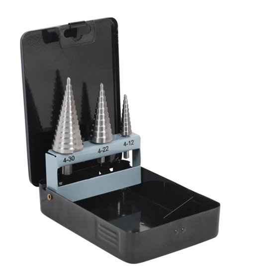 HSS Step Drill Set 3 Piece
