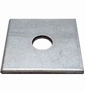 Square Plate Rounded Hole